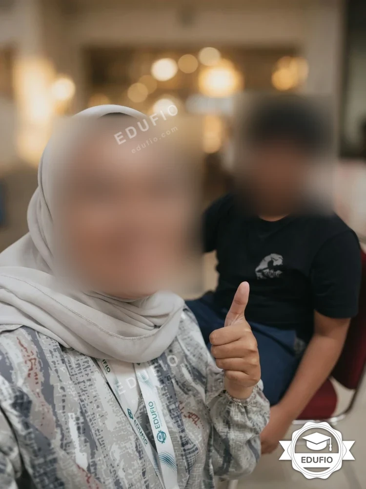 Siswa mengikuti les bahasa indonesia Jogja bersama tutor Edufio