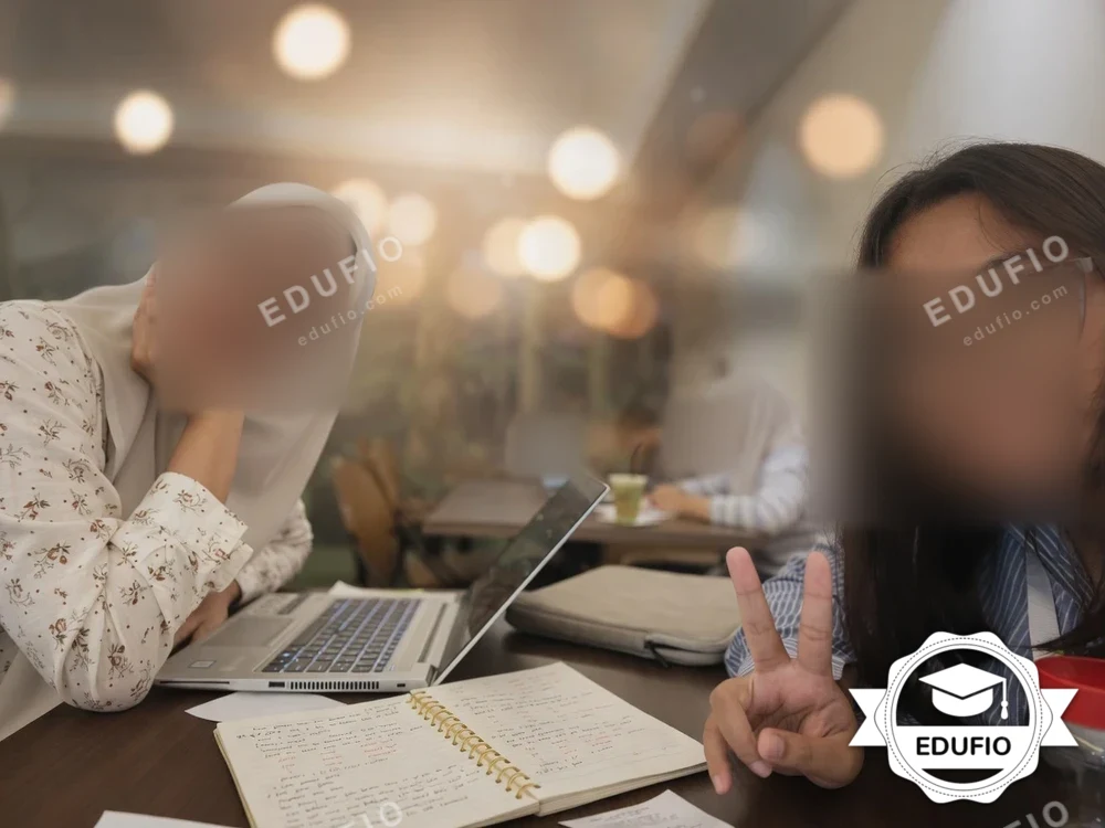Siswa mengikuti les bahasa inggris Jogja bersama tutor Edufio
