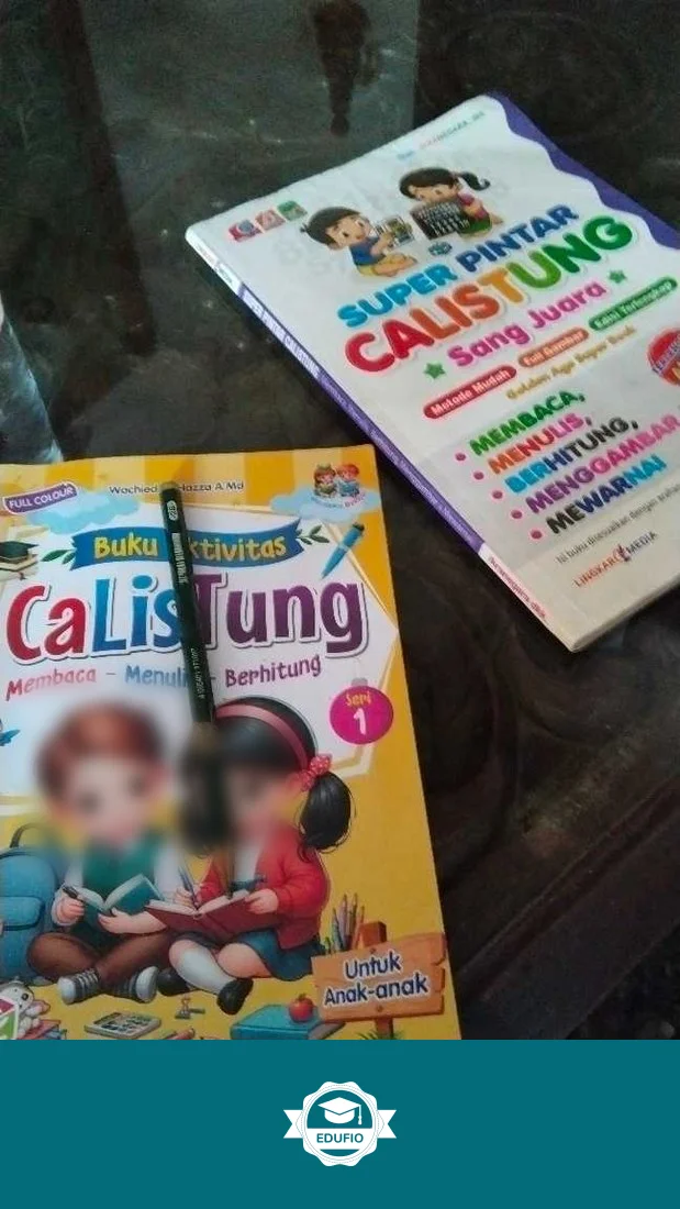 Siswa mengikuti les calistung Bantul bersama tutor Edufio
