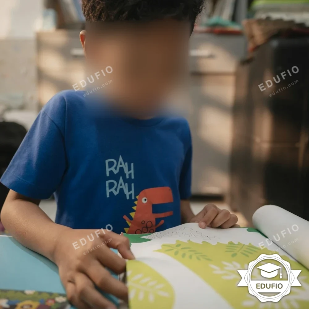 Siswa mengikuti les calistung Jogja bersama tutor Edufio