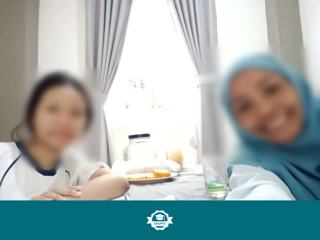 Momen sesi les ekonomi Jogja sedang berlangsung