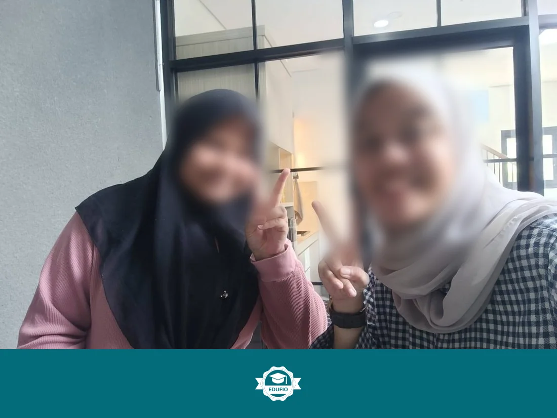 Siswa mengikuti les IELTS Jogja bersama tutor Edufio