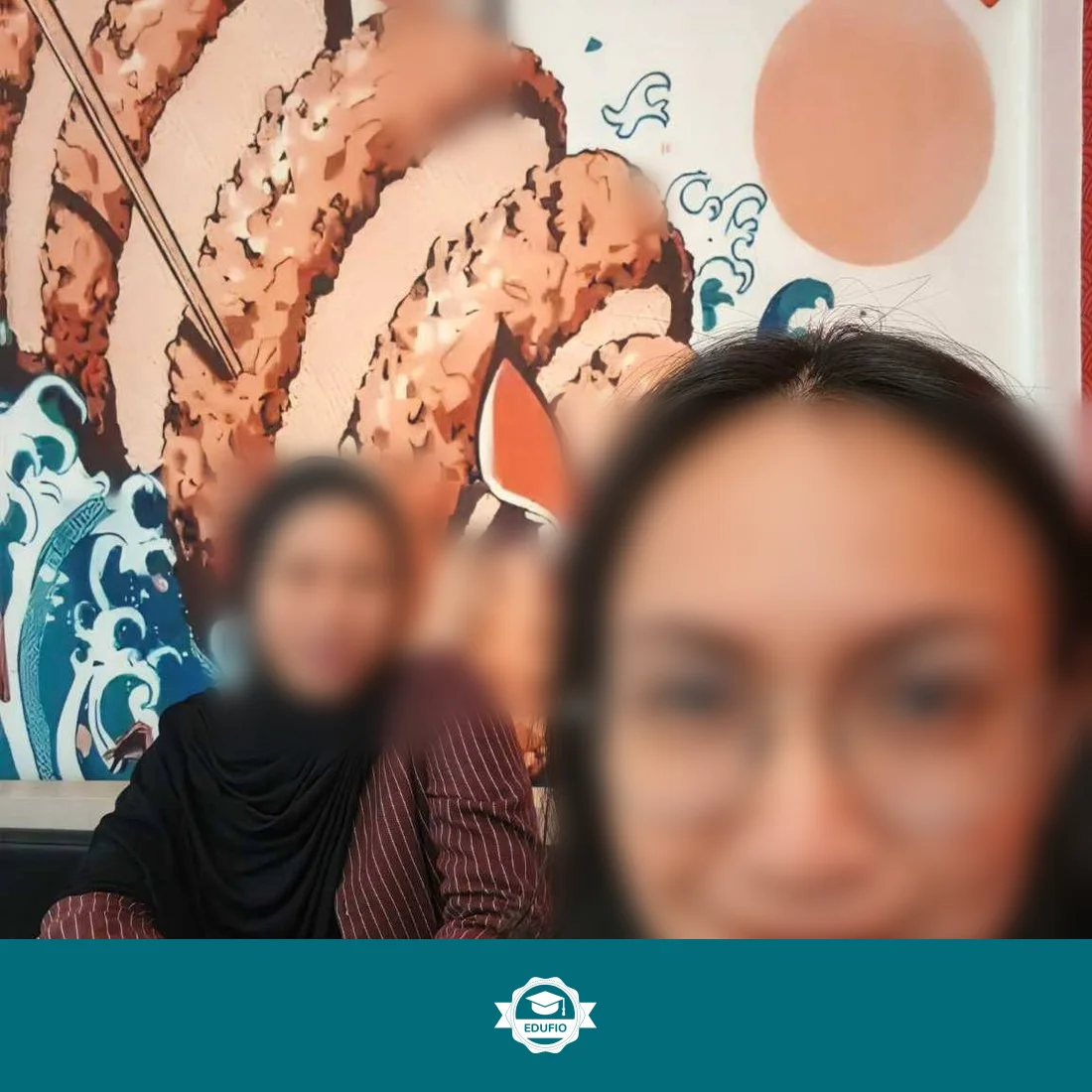 Dari ruang kelas les IELTS Jogja Edufio