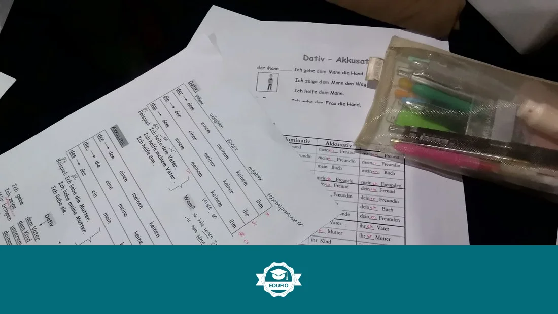 Galeri kelas les bahasa jerman Jogja: siswa bersama tutor Edufio