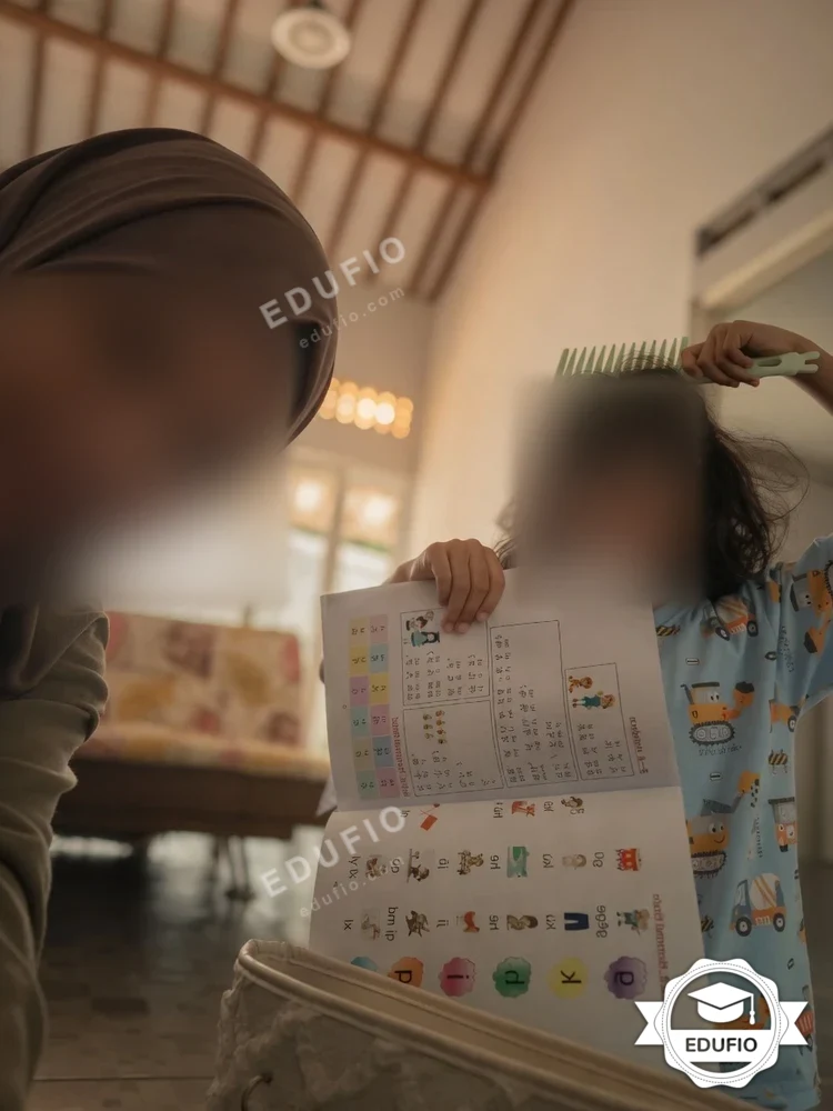 Siswa mengikuti les bahasa mandarin Jogja bersama tutor Edufio