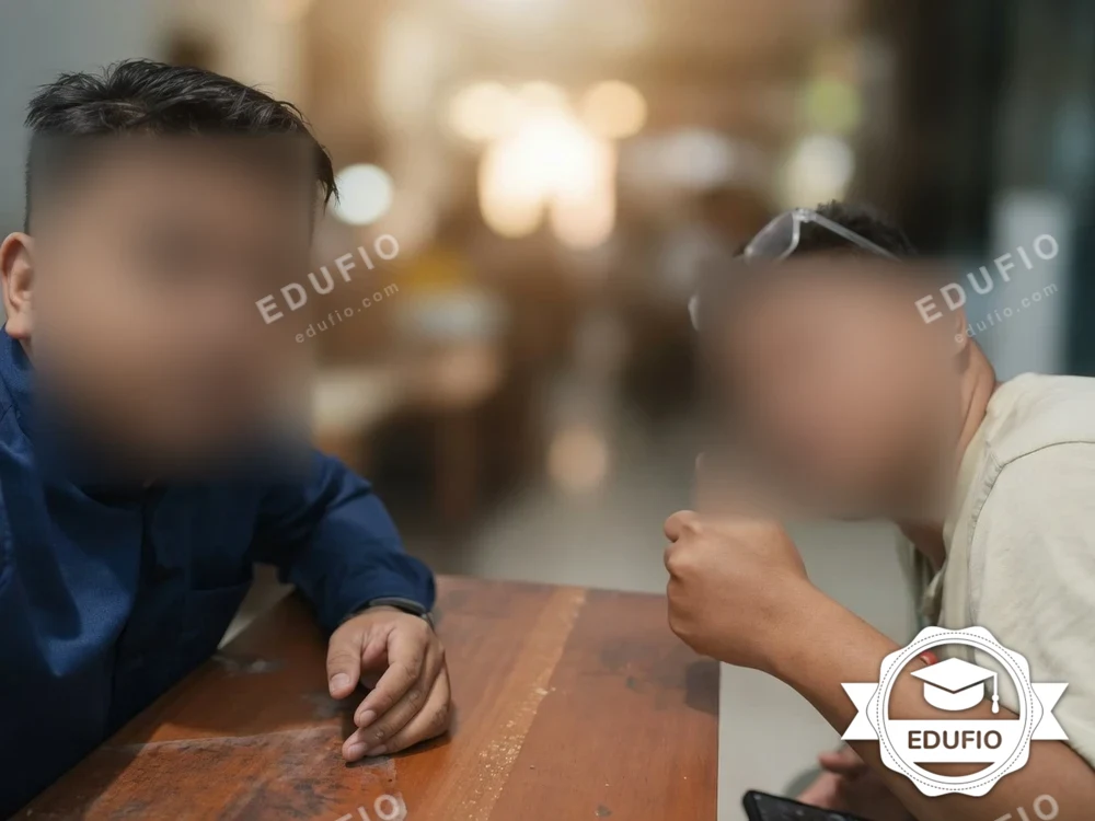 Siswa mengikuti les mengaji Jogja bersama tutor Edufio