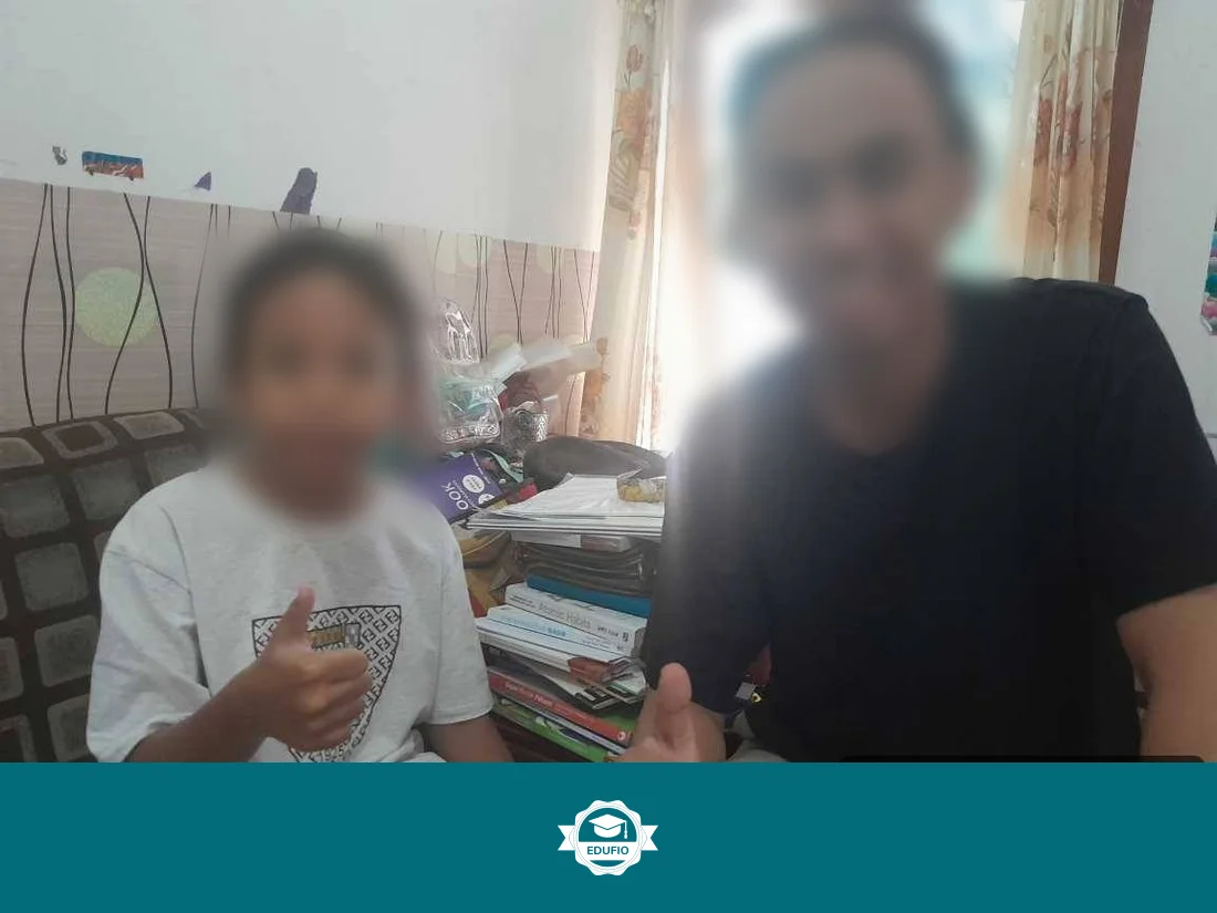 Momen sesi les musik Bantul sedang berlangsung