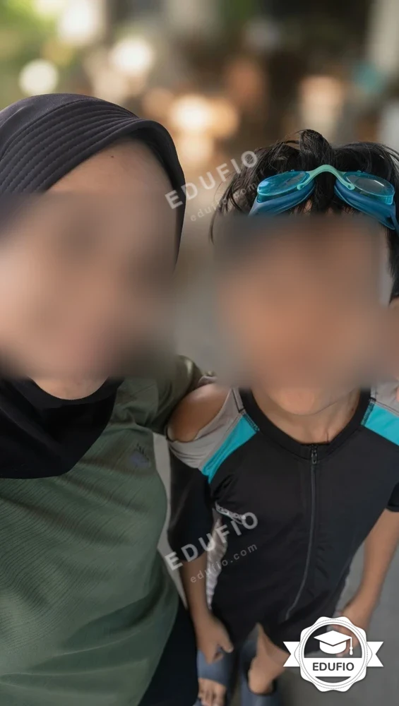 Sesi les renang Jogja privat satu tutor satu siswa