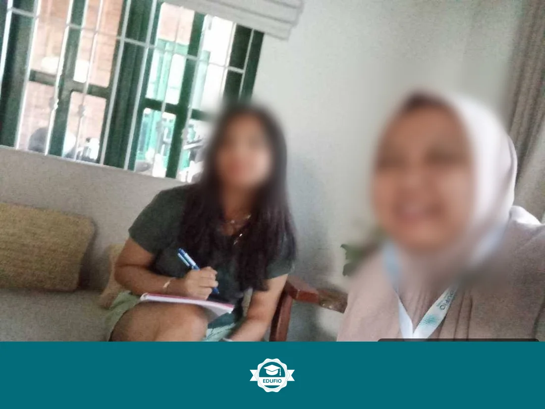 Dari ruang kelas les SD Bantul Edufio