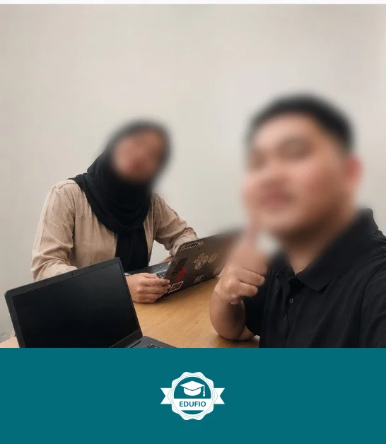 Tutor Edufio mendampingi siswa di kelas les TPA & psikotes Jogja