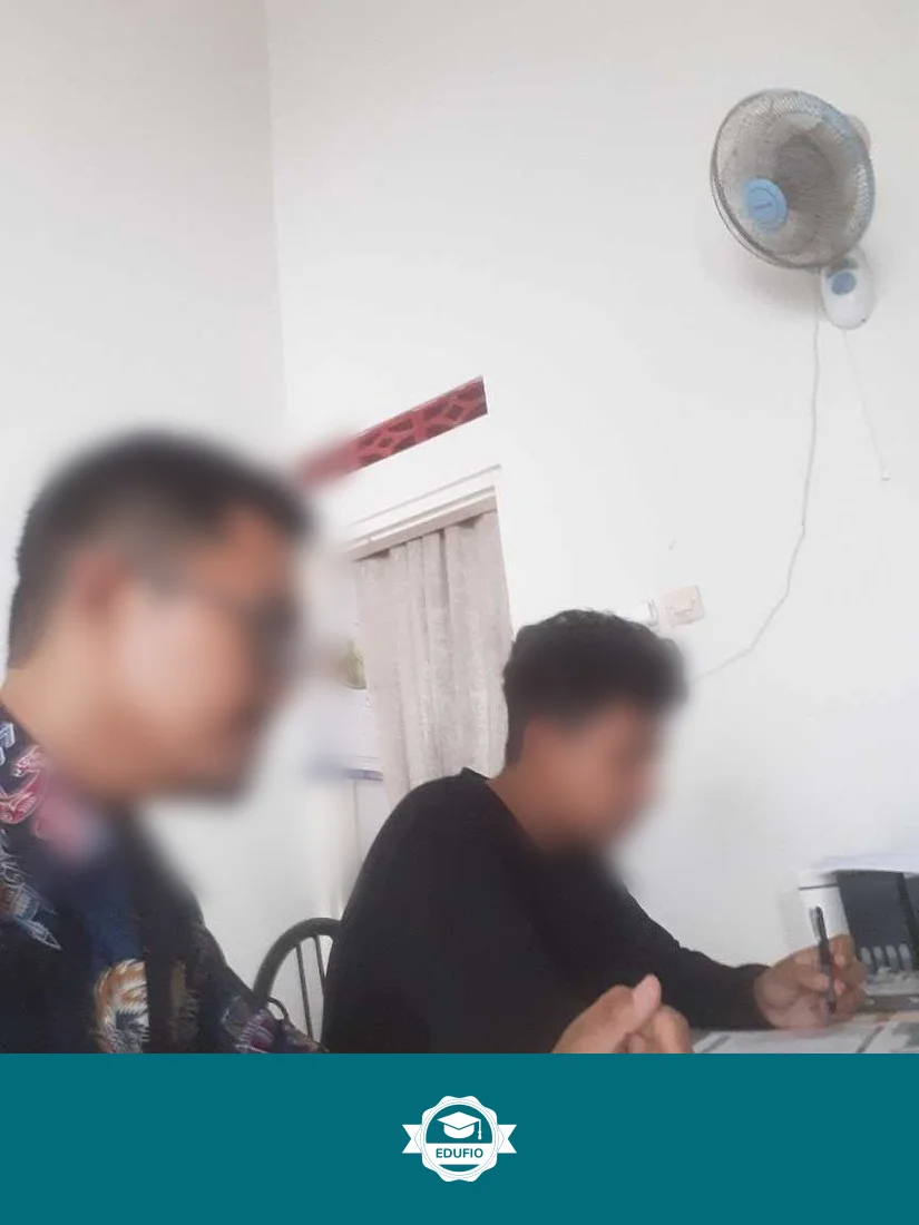 Galeri kelas les TPA & psikotes Jogja: siswa bersama tutor Edufio