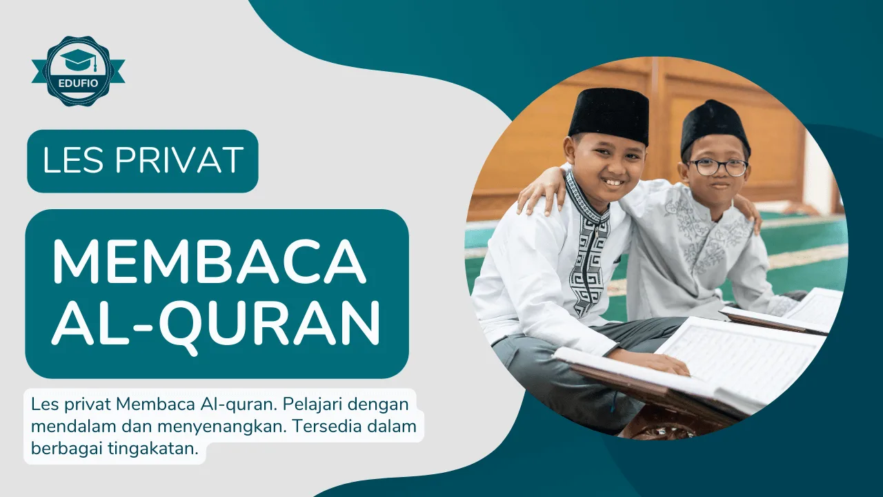 Les Privat Mengaji bersama tutor Edufio di Jogja