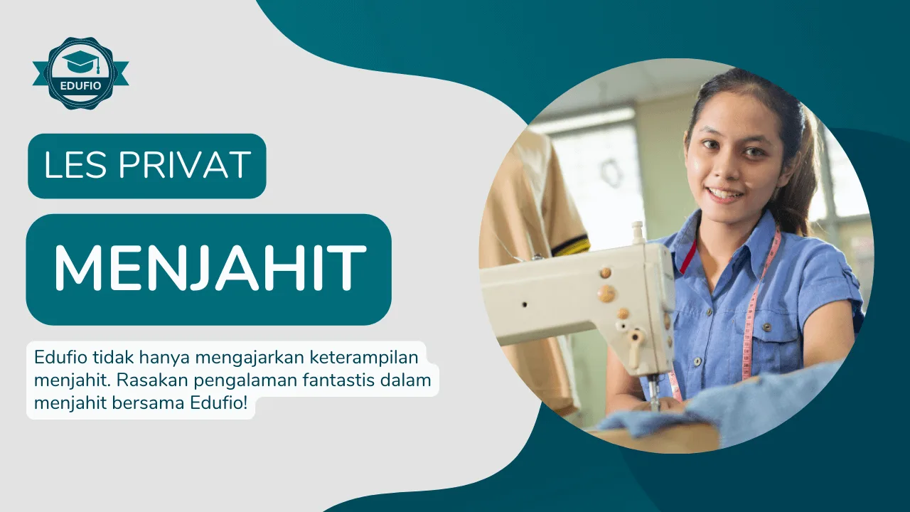 Kursus Menjahit bersama tutor Edufio di Jogja