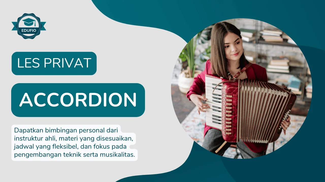 Les Privat Accordion bersama tutor Edufio di Jogja