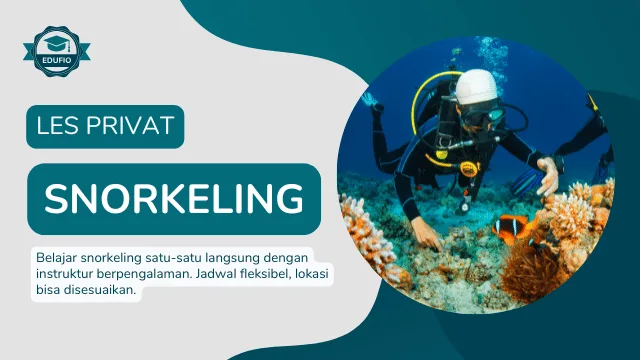 Kursus Snorkeling bersama tutor Edufio di Jogja