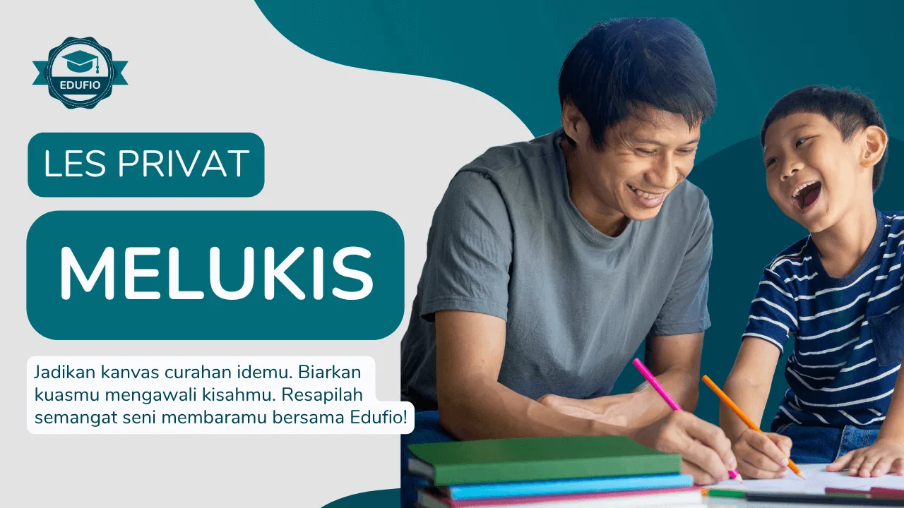 Les Privat Melukis bersama tutor Edufio di Jogja