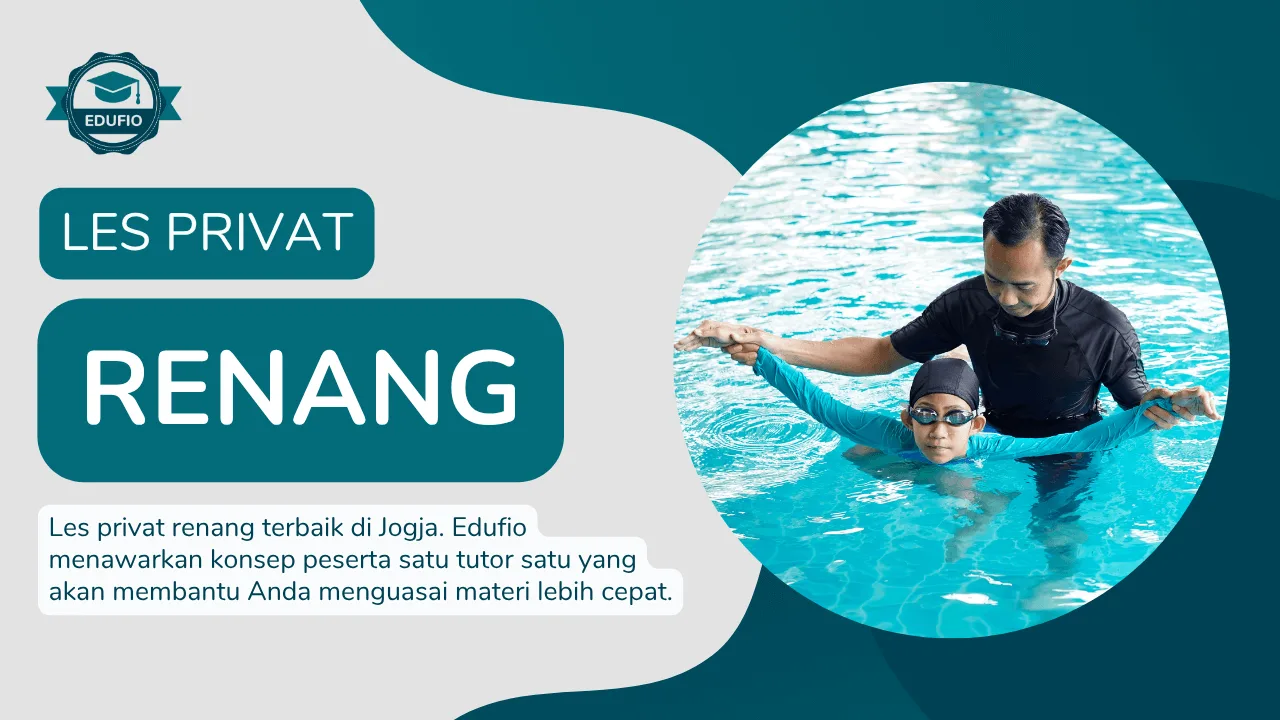Les Privat Renang bersama tutor Edufio di Jogja