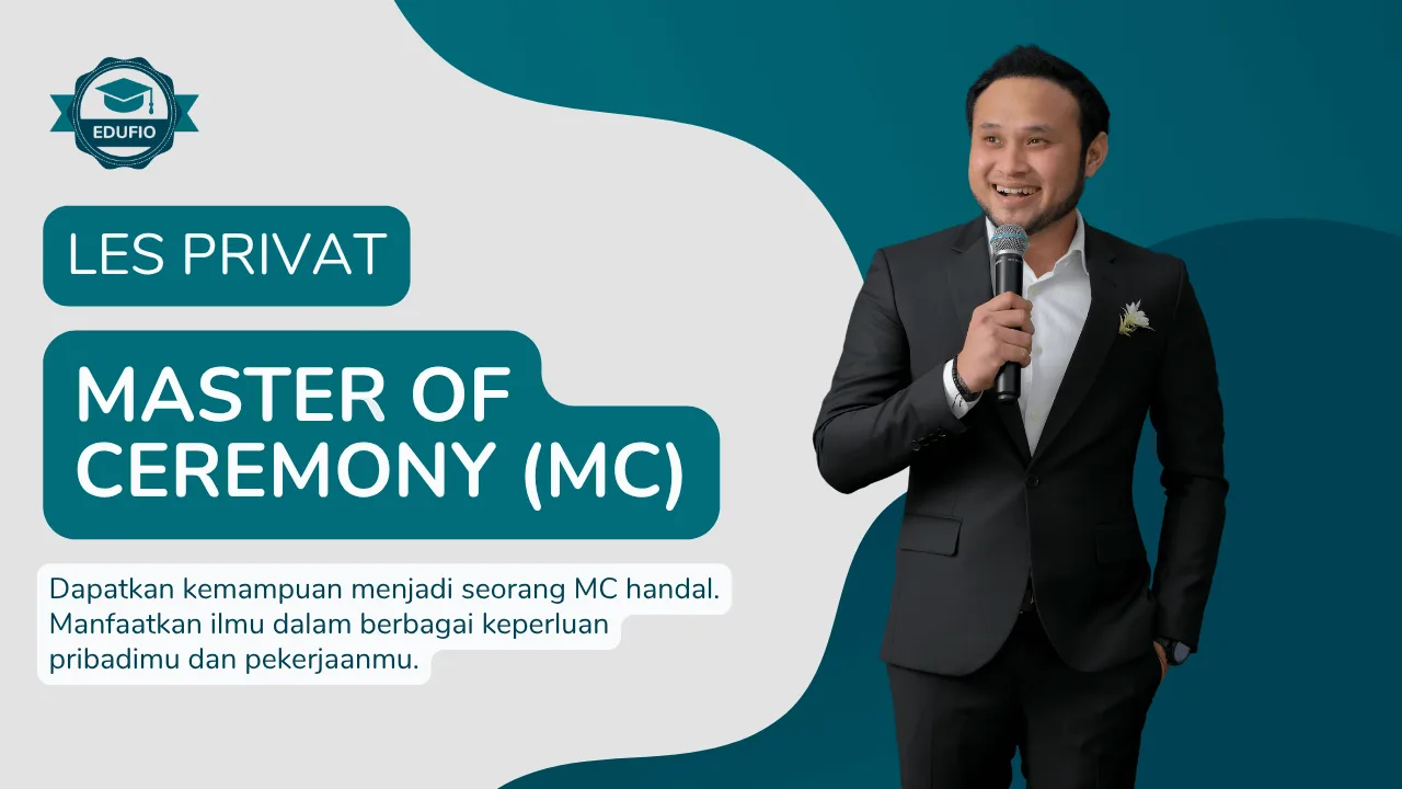 Kursus MC bersama tutor Edufio di Jogja