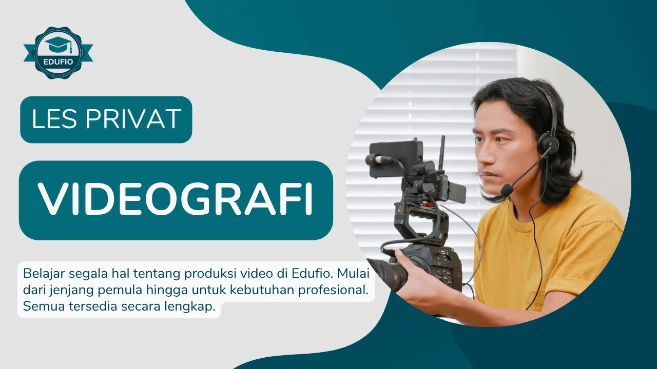 Kursus Videografi bersama tutor Edufio di Jogja