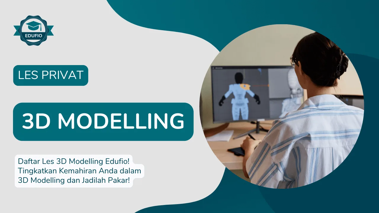 Les Privat 3D Modelling bersama tutor Edufio di Jogja