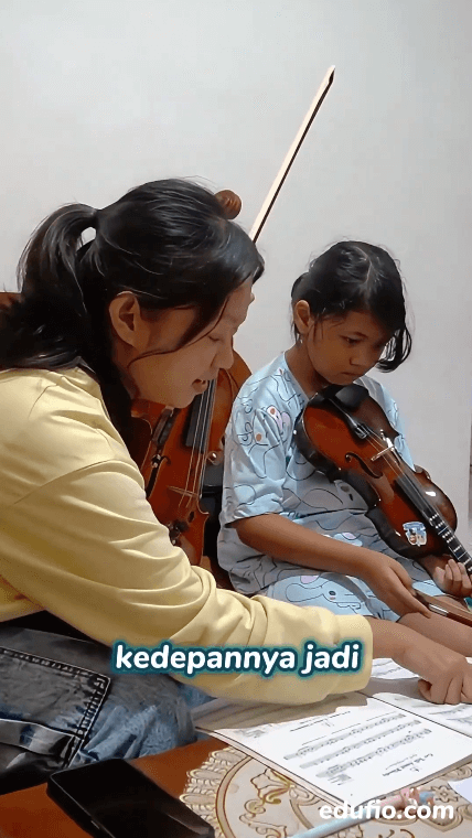 Video testimoni Janetta, siswa biola Edufio